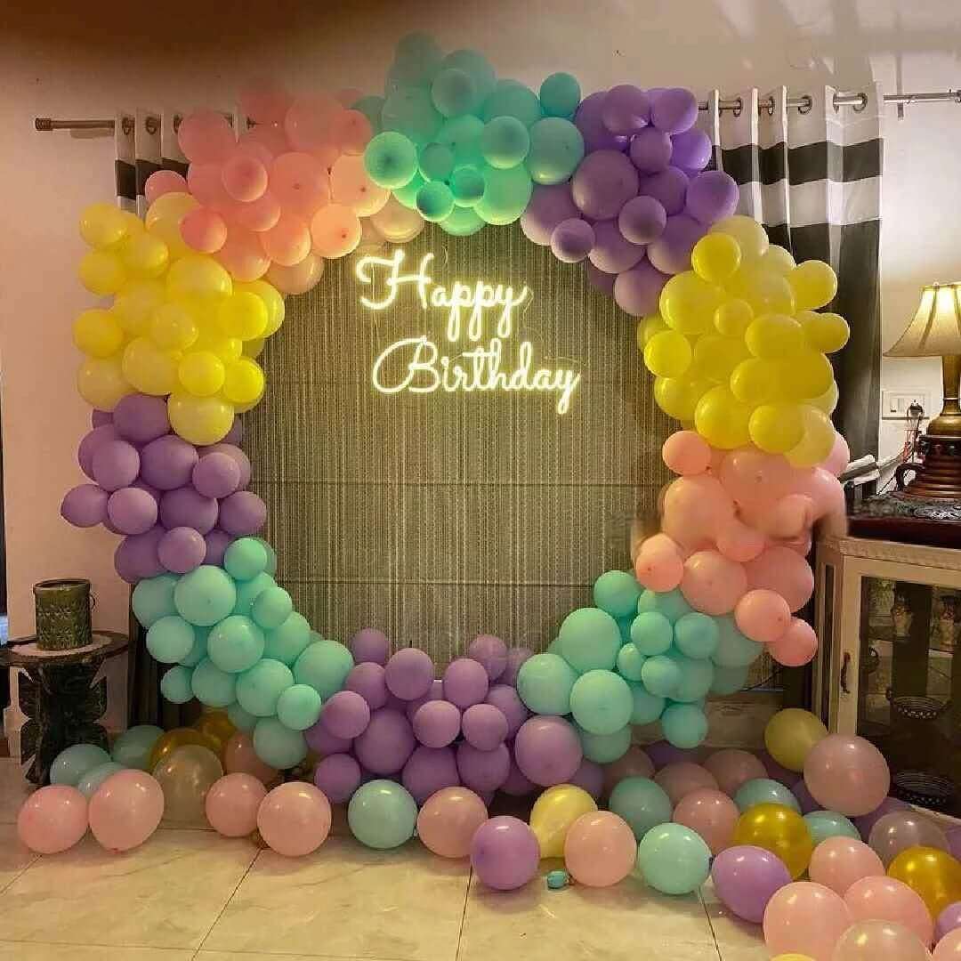 Pastel Balloon Ring Decoration - My Store