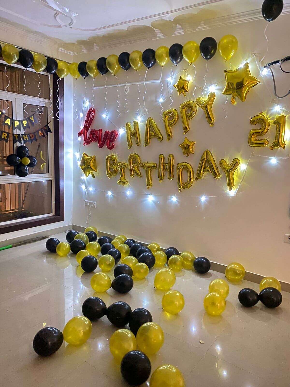 Wall Decoration For Birthday/Anniversary with Cursive Love - My Store